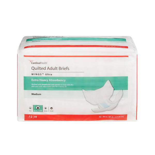 Wings™ Ultra Quilted Extra Heavy Absorbency Incontinence Brief