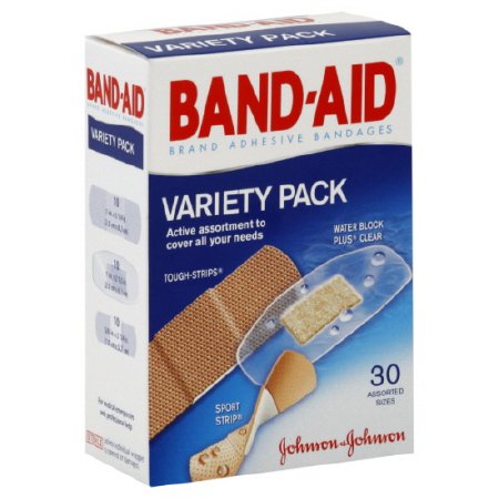 Band Aid® Variety Pack Adhesive Strip, assorted sizes