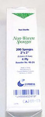 Cypress Nonwoven Sponge, 2 x 2 Inch