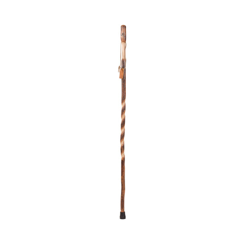 Brazos™ Wood Hiking Staff, Twisted Hickory Print