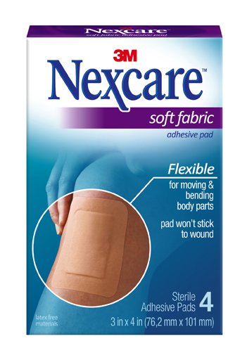 Nexcare™ Ultra Stretch White Adhesive Strip, 3 x 4 Inch