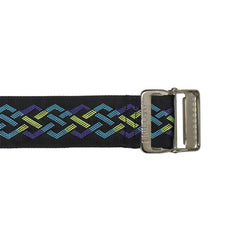 SkiL Care™ Nylon Gait Belt with Metal Buckle, Geo Pattern C