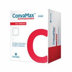 ConvaMax™ Superabsorber Adhesive without Border Foam Dressing, 4 x 8 Inch