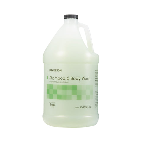 McKesson Shampoo and Body Wash, Cucumber Melon Scent, 1 gal. Jug