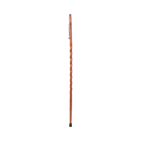 Brazos™ Wood Hiking Staff, Twisted Red Cedar Print