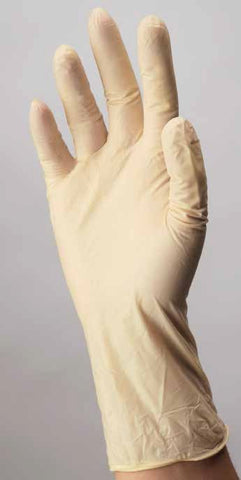 Vinyl Standard Cuff Length Exam Glove, Medium, Cream - Adroit Medical Equipment