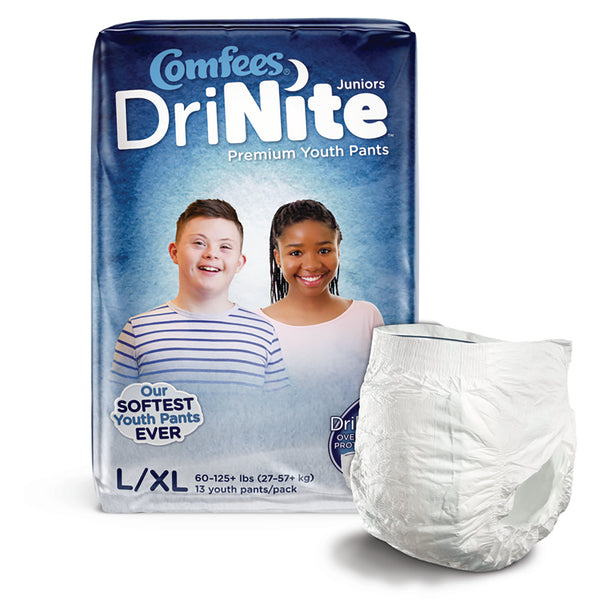 Comfees® DriNite® Juniors Absorbent Underwear, Large / Extra Large