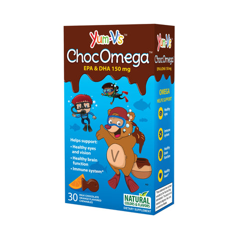 YumV's™ ChocoMega™ Children's Multivitamin Supplement, 30 Chewable Tablets per Box