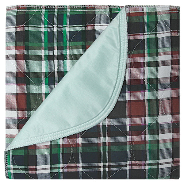 Beck's Classic Highland Blue Plaid Underpad, 30 x 36 Inch