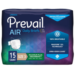 Prevail® Air Incontinence Brief, Size 3