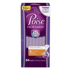 Poise® Microliners Lightest Bladder Control Pad, 5.9 Inch Length