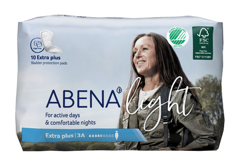 Abena™ Light Extra Plus Bladder Control Pad, 13 Inch Length