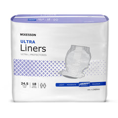 McKesson Ultra Heavy Absorbency Incontinence Liner, 24½ Inch Length