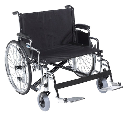 drive™ Sentra EC Heavy Duty 2X Wide Wheelchair with 26 Inch Seat Width