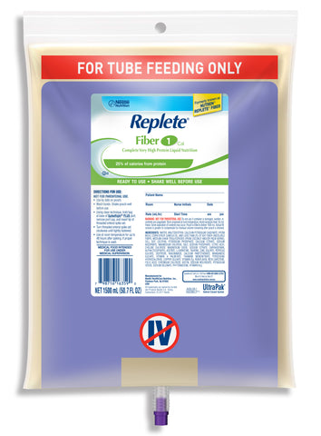 Replete® Fiber Ready to Hang Tube Feeding Formula, 50.7 oz. Bag