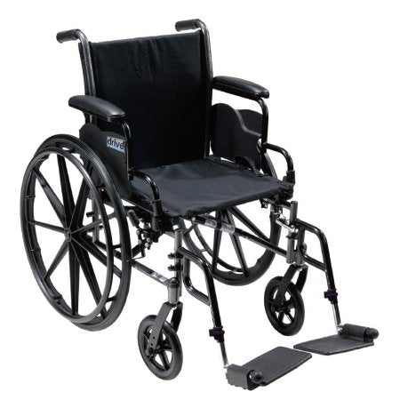 drive™ Cruiser III 26 Inch Width Wheelchair with Swing Away Footrest