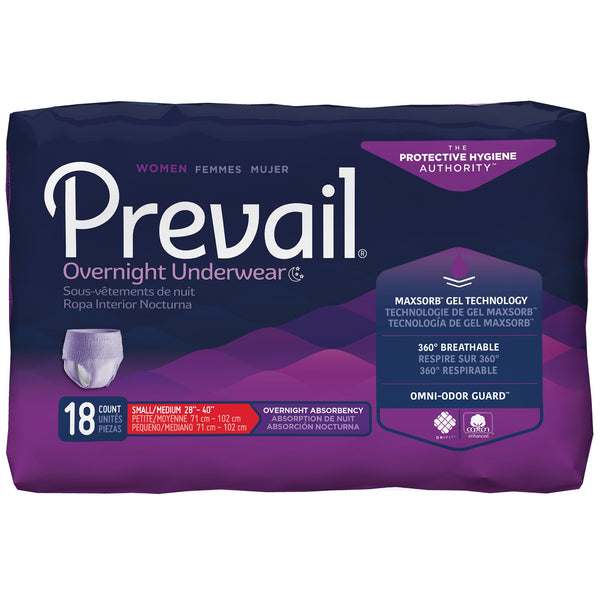 Prevail® Women's Overnight Absorbent Underwear