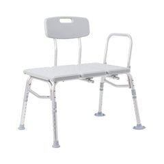McKesson Knocked Down Bath Transfer Bench Adjustable Height up to 400 lbs