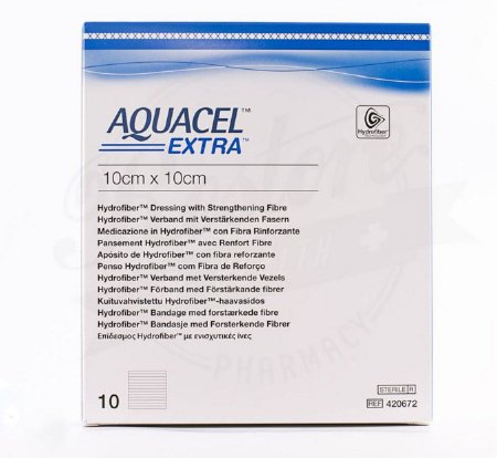 Aquacel™ Extra™ Hydrofiber Dressing, 2 x 2 inch