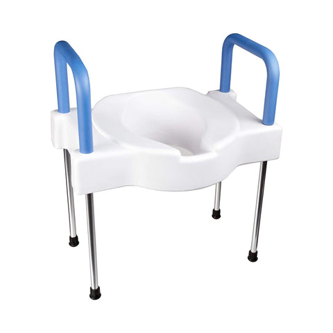 Tall Ette® Extra Wide Elevated Toilet Seat with Steel Legs