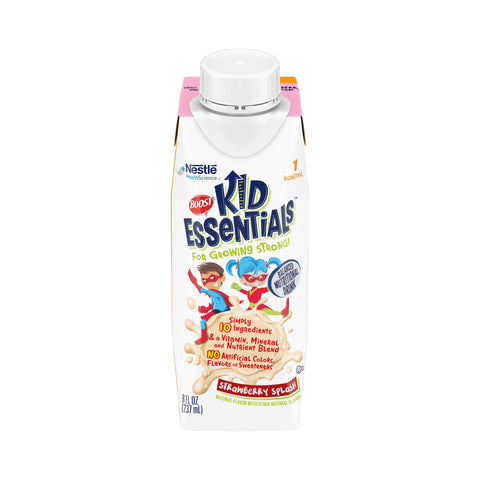 Boost® Kid Essentials™ Strawberry Pediatric Oral Supplement, 8 oz. Carton, 24 per Case