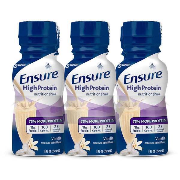 Ensure® High Protein Vanilla Oral Supplement, 8 oz. Bottle