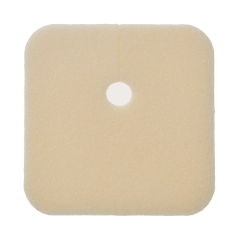 Lyofoam® Max T Adhesive without Border Foam Dressing, 3½ x 3½ Inch Fenestrated