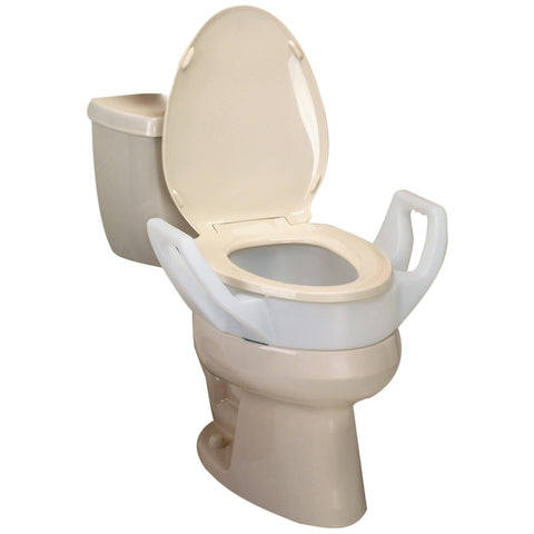 Bath Safe™ Elongated Elevated Toilet Seat with Arms