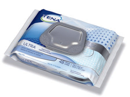 TENA® Ultra Scented Washcloth, Soft Pack