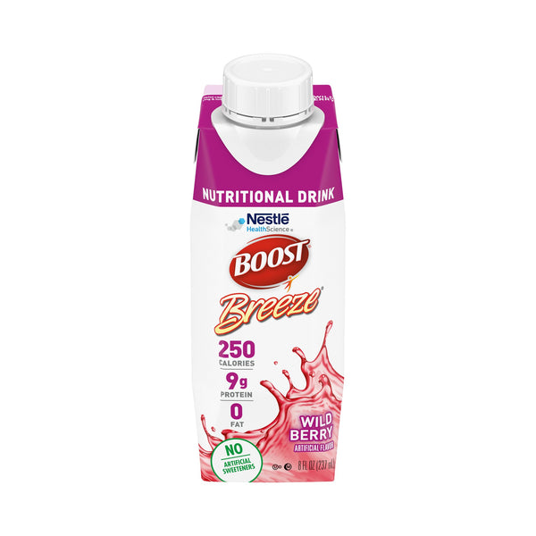 Boost Breeze® Wild Berry Oral Supplement, 8 oz. Carton, 24 per Case