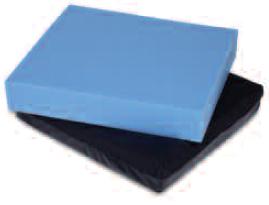 SPAN America Seat Cushion, 18 in. W x 16 in. D x 3 in. H, Foam, Non inflatable