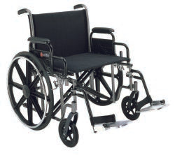 Merits Bariatric Wheelchair with Removable Arm, Composite Mag Wheel, 20 in. Seat