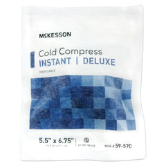 McKesson Soft Cloth Instant Cold Pack, 5½ x 6¾ Inch