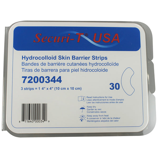 Securi T USA® Pre Cut Hydrocolloid Skin Barrier Strip