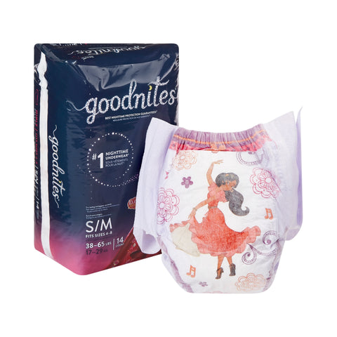 GoodNites® Absorbent Underwear, Small / Medium, 14 per Package