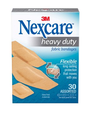 Nexcare™ Heavy Duty Tan Adhesive Strip, Assorted Sizes