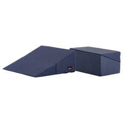 Nova Ortho Med Folding Bed Wedge/Pillow Table, Blue