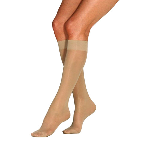 Jobst® UltraSheer Compression Knee High Stockings, Medium, Sun Bronze
