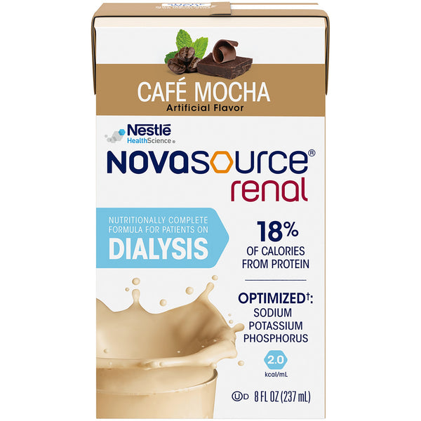 Novasource® Renal Mocha Oral Supplement/Tube Feeding Formula, 8 oz. Carton