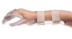 AliMed® Deluxe Functional Position Right Wrist / Hand Splint, Medium