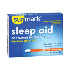 sunmark® Doxylamine Succinate Sleep Aid, 32 Tablets per Box