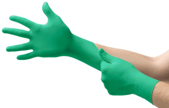 Micro Touch® Denta Glove® Polychloroprene Standard Cuff Length Exam Glove, Small, Green