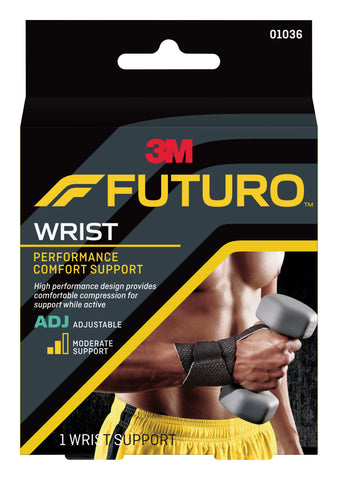 3M™ Futuro™ Performance Comfort Left or Right Wrist Support, One Size Fits Most