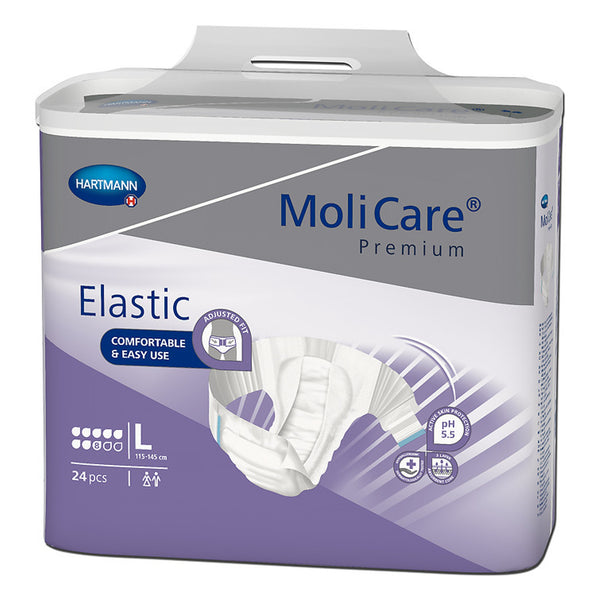 MoliCare® Premium Elastic Incontinence Brief, 8D, Large