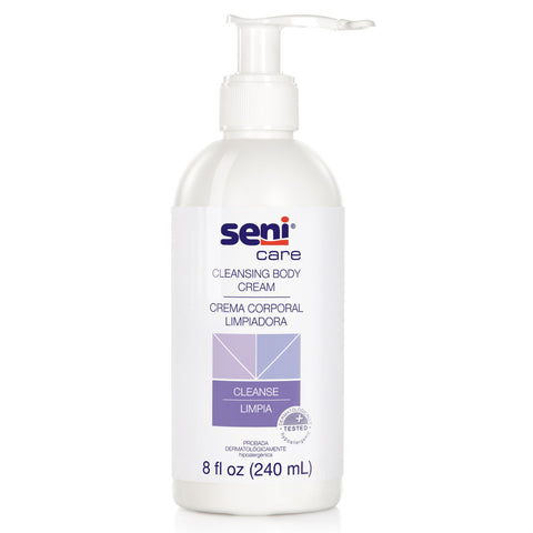 Seni® Care Rinse Free Body Wash, 8 oz. Pump Bottle