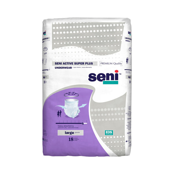 Seni® Active Super Plus Heavy Absorbent Underwear, Large
