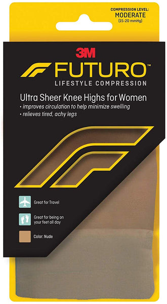 3M™ Futuro™ Revitalizing Ultra Sheer Knee Highs for Women