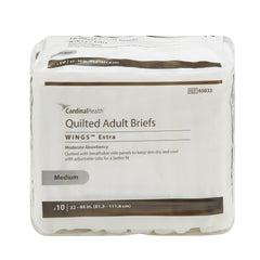 Simplicity™ Extra Quilted Incontinence Brief, Medium, 10 per Bag