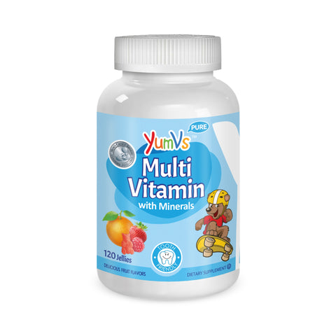 YumV's™ Multivitamin Supplement with Minerals, 120 Gummies per Bottle