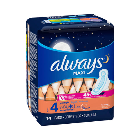 Always® Overnight Absorbency Feminine Pad